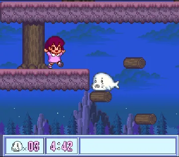 Shounen Ashibe - Goma-chan no Yuuenchi Daibouken (Japan) screen shot game playing